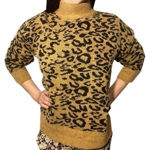 Workshop Republic Leopard Print medium Sweater